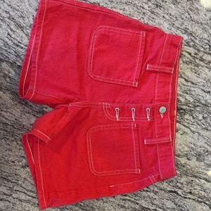 Old Navy Red Girls Cargo Shorts